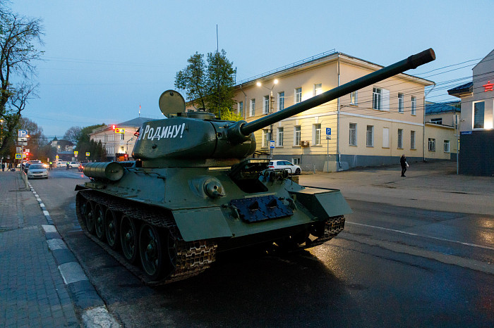 Фоторепортаж: в Туле прошла вторая репетиция Парада Победы