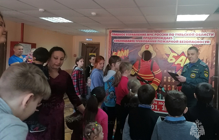 В Ефремове спасатели провели профилактические мероприятия