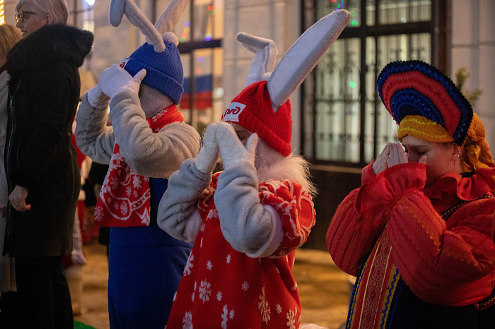 Как туляки встретили Деда Мороза: фоторепортаж