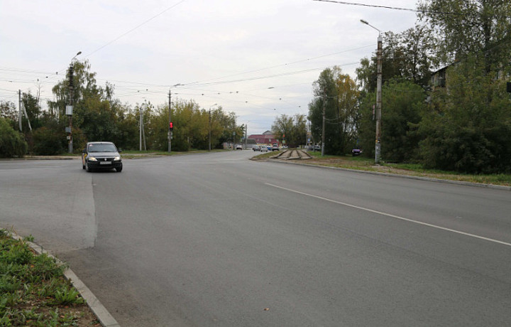 В Туле завершили ремонт дороги на улице Тихмянова