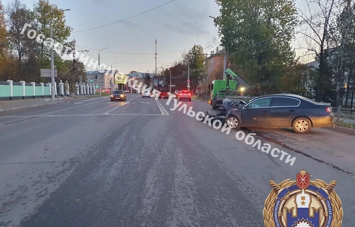 Нетрезвый водитель иномарки устроил ДТП с «МАЗом» в Туле