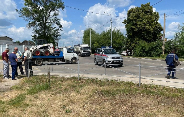 Жители Ефремова сообщили о перекрытии выезда из города