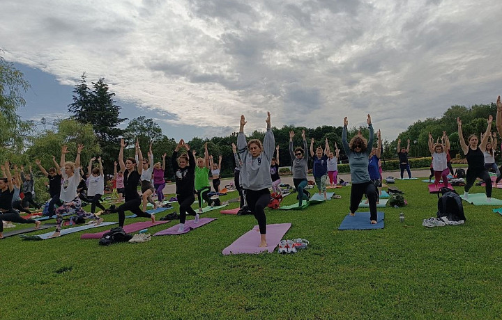 Фестиваль йоги проходит в Туле