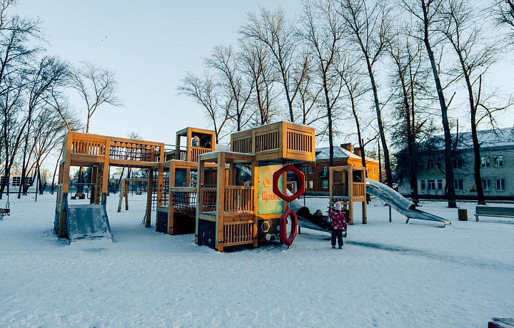В Щекине благоустроили сквер