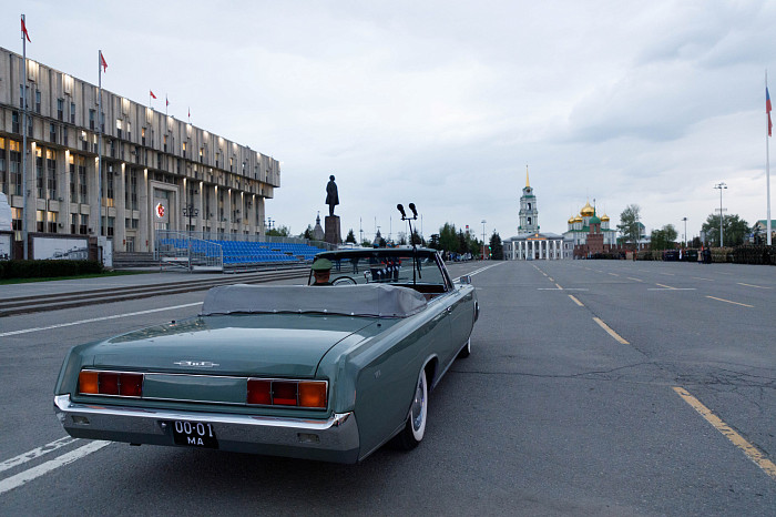 Первая репетиция Парада Победы прошла на площади Ленина в Туле