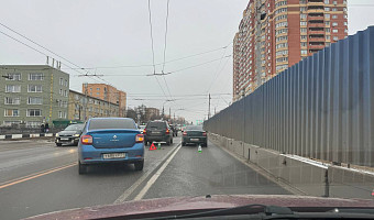 На проспекте Ленина в Туле из-за ДТП образовалась огромная пробка