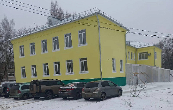 В Щекине продолжается капитальный ремонт взрослой поликлиники