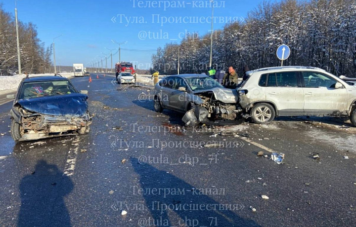 ДТП с пострадавшими произошло на трассе М-2 «Крым» под Тулой