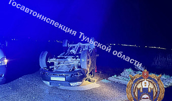 «УАЗ Патриот» перевернулся на трассе «Тула – Новомосковск»