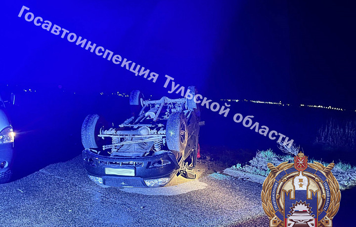 «УАЗ Патриот» перевернулся на трассе «Тула – Новомосковск»