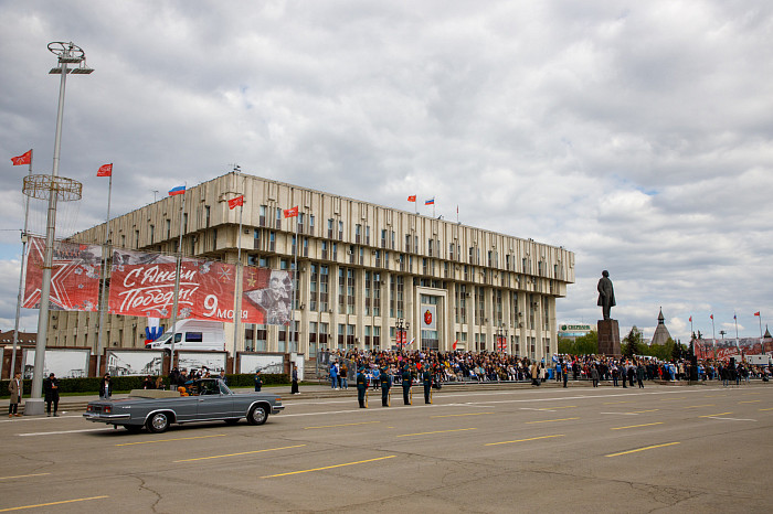 В Туле состоялся военный парад в честь Победы в Великой Отечественной войне