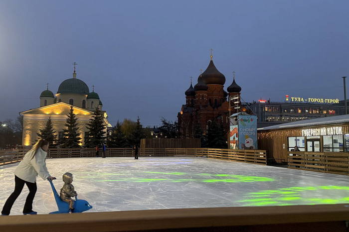 В Туле 1 декабря зажглась новогодняя иллюминация