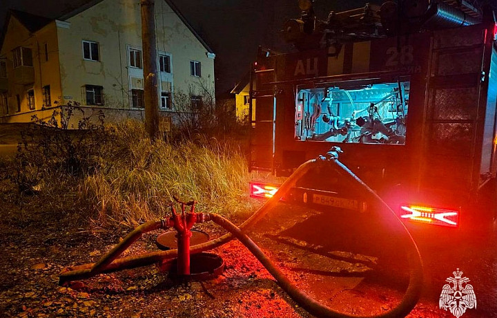 Один пожар потушили в Тульской области 1 ноября