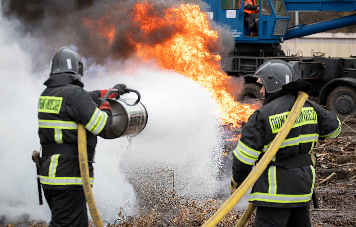 Спасатели потушили три пожара в Тульской области за сутки