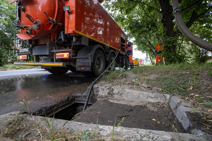До сентября в Туле проведут обустройство ливневой канализации