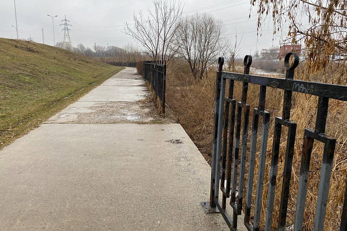 Туляки обратили внимание на неухоженное состояние Пролетарской набережной