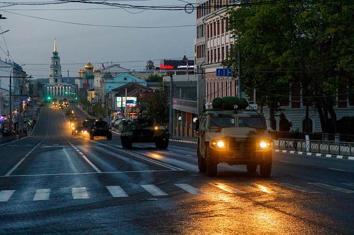 Фоторепортаж: в Туле прошла вторая репетиция Парада Победы