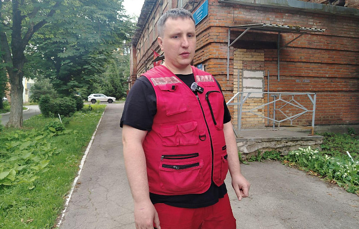 Фельдшер рассказал, как помогал пострадавшим от атаки БПЛА в Туле
