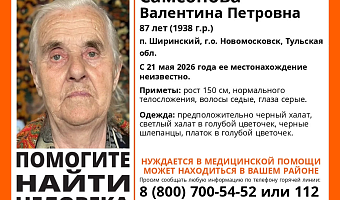 В Новомосковске пропала 87-летняя пенсионерка, нуждающаяся в помощи врачей