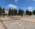 Алексей Дюмин осмотрел благоустройство площади Ленина в Щекино