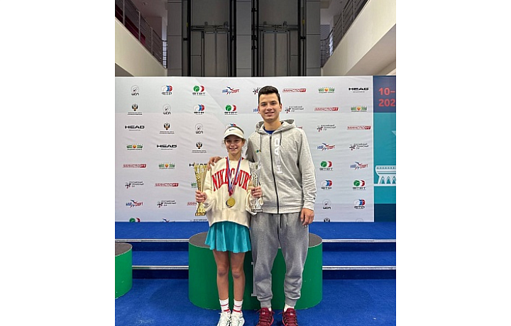 Тульская теннисистка завоевала «золото» и «серебро» на Всероссийских соревнованиях