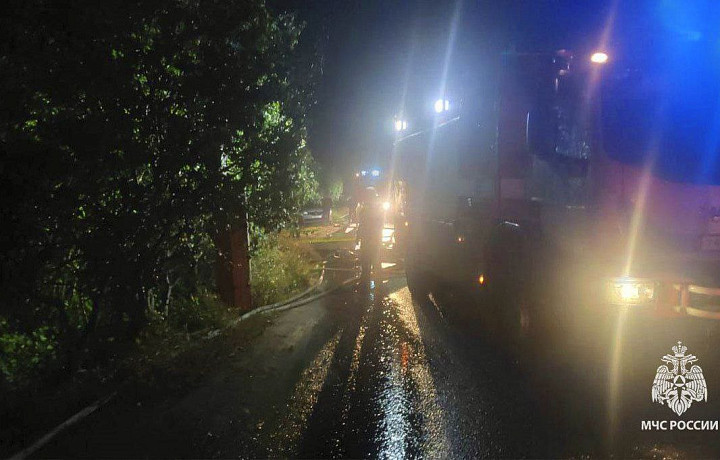 За сутки в Тульской области произошло три пожара и три ДТП