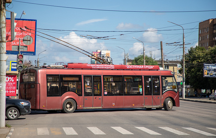 Движение электротранспорта ограничат в центре Тулы с 18 по 24 сентября