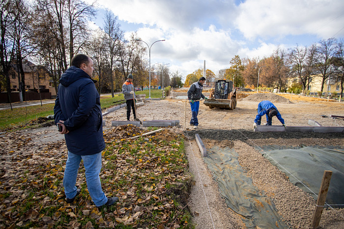 Ремонтные работы в сквере «Славянский бульвар» в Туле закончатся 6 декабря