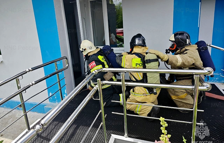 Спасатели провели учения в Тепло-Огаревском районе