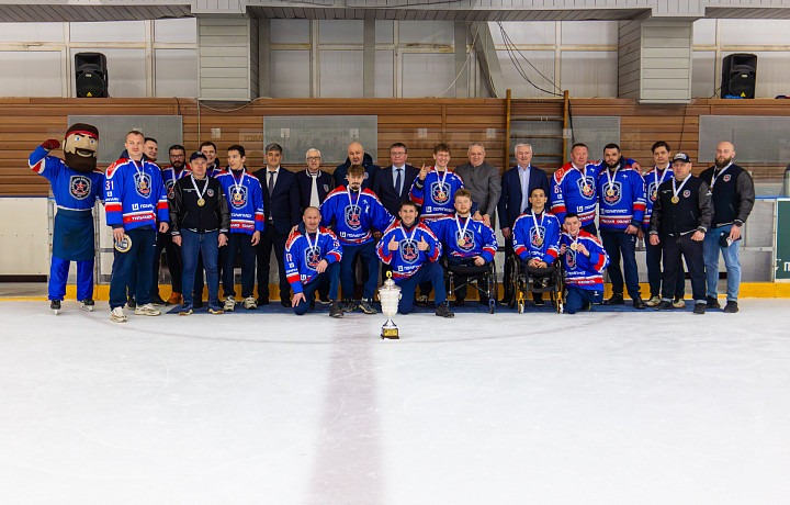 «АКМ‑следж» — двукратные чемпионы: в Тульской области состоялась торжественная церемония награждения победителей и призёров чемпионата России по следж-хоккею