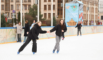 В Туле открыты 22 катка и хоккейные коробки