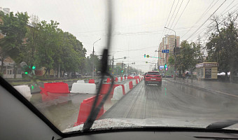 Проспект Ленина в Туле снова встал в огромной пробке 25 мая