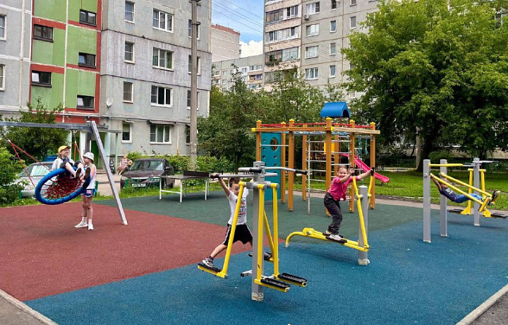 В 2025 году в Тульской области благоустроили 290 дворовых территорий