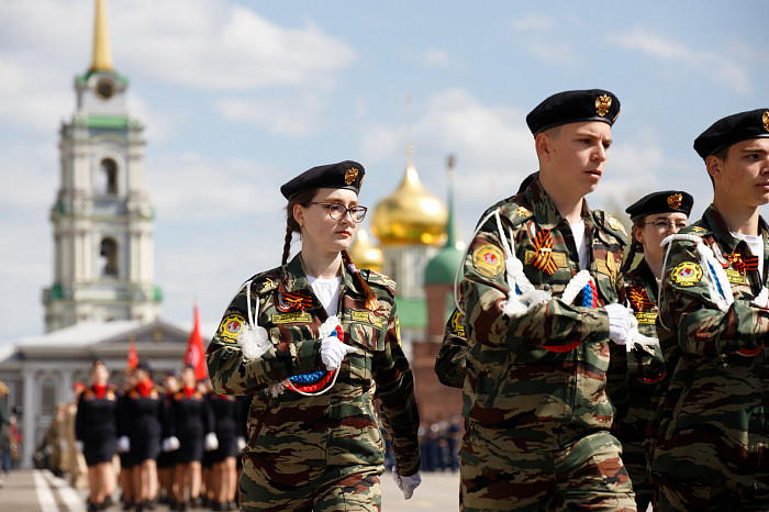 В Туле состоялся военный парад в честь Победы в Великой Отечественной войне