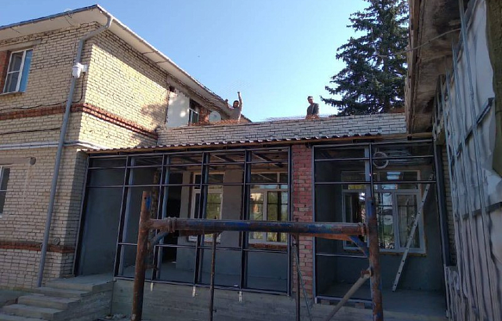 В Тульском психоневрологическом интернате в поселке Торхово ремонтируют пищеблока