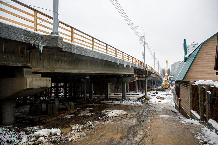 В Туле завершилась реконструкция первой половины Московского путепровода