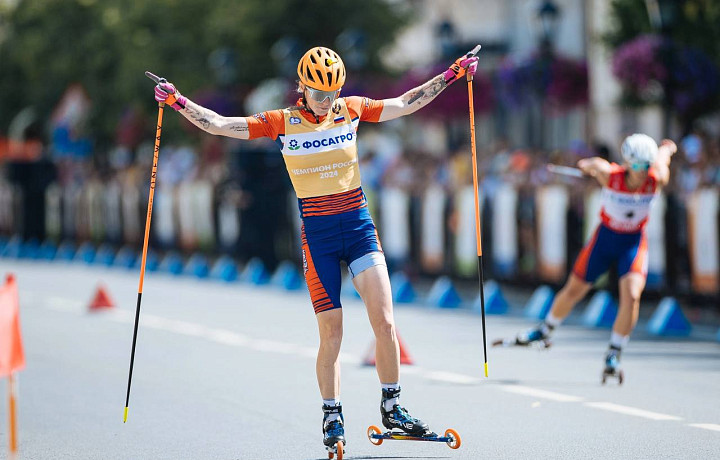 Тульская спортсменка завоевала золото в спринте Чемпионата России по лыжероллерам