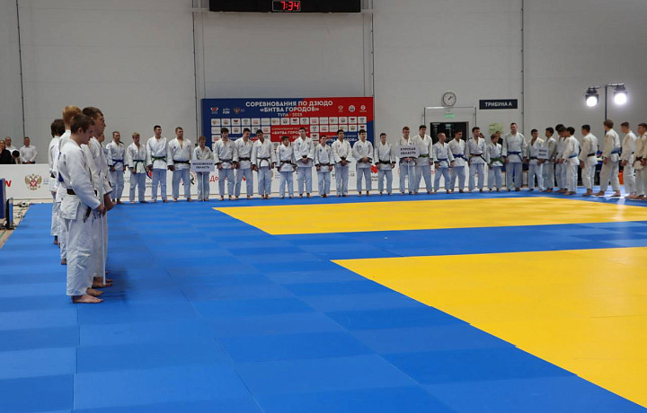 В Туле проходят соревнования по дзюдо «Битва городов. Центр»
