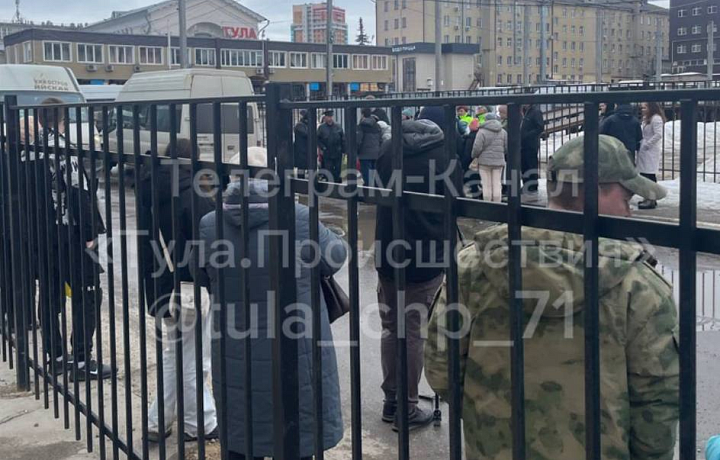 В Туле эвакуировали посетителей автовокзала на проспекте Ленина
