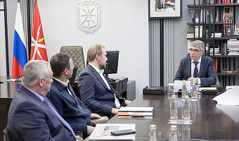 Дмитрий Миляев провел встречу с руководством компании «Центр-Известняк»