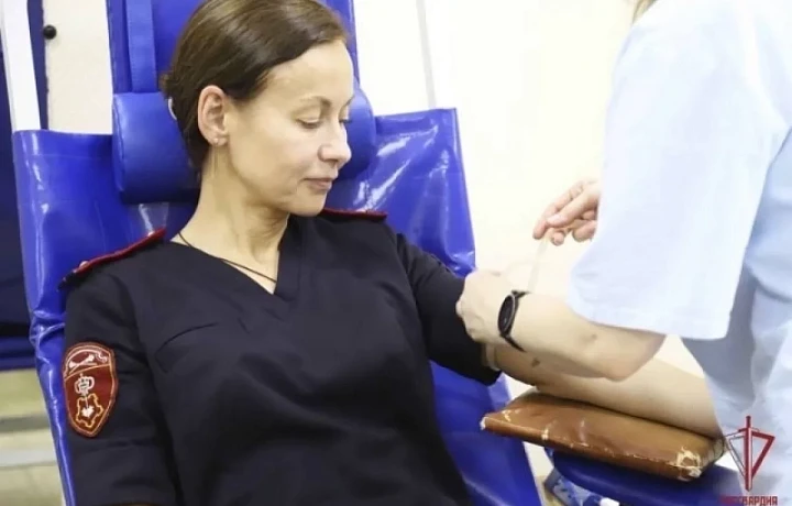 Тульские росгвардейцы приняли участие в донорской акции