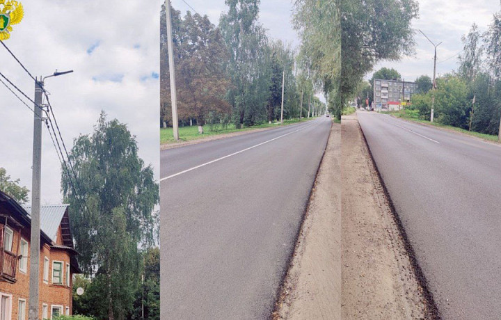 ﻿В Донском отремонтировали дорогу и установили освещение после вмешательства прокуратуры