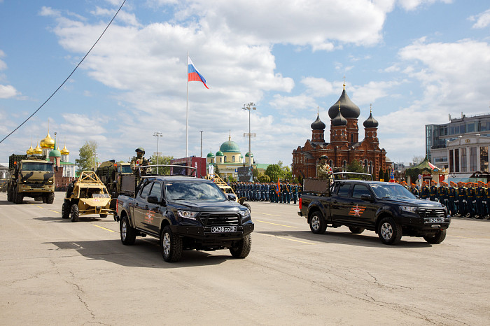В Туле состоялся военный парад в честь Победы в Великой Отечественной войне