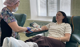 Порядка 120 человек сдали кровь на донорской акции в Туле