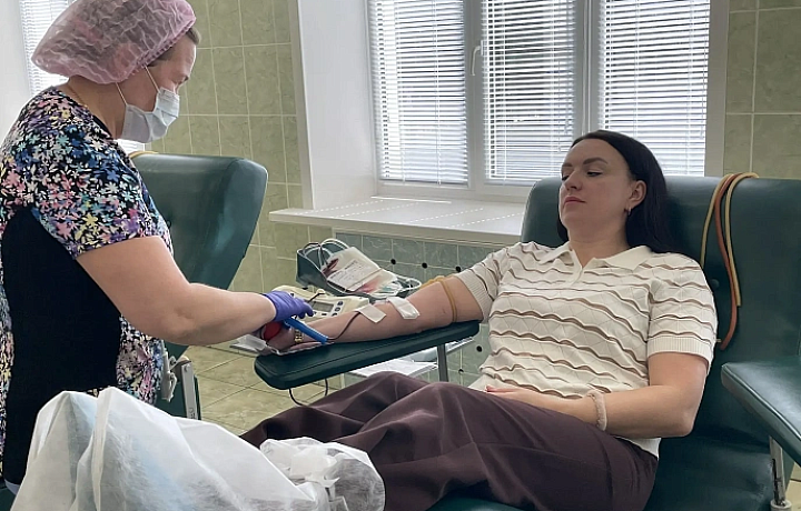 Порядка 120 человек сдали кровь на донорской акции в Туле