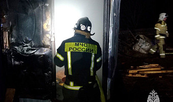 Огнеборцы потушили шесть пожаров в Тульской области за сутки: пострадали два человека