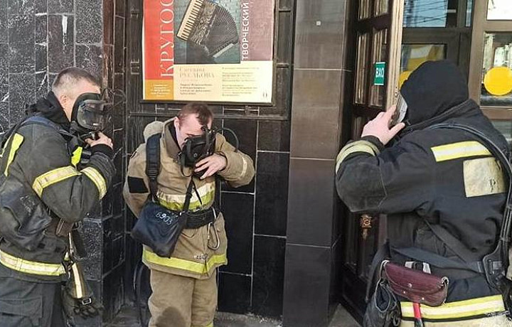 Спасатели провели учения в здании тульской филармонии