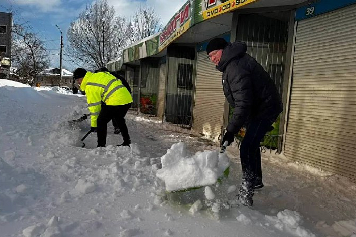 Туляки приняли участие в «Снежном субботнике»