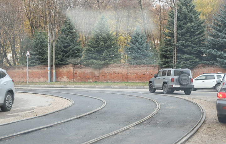 Ремонт межрельсового пространства на улице Тимирязева в Туле выполнен на 55%