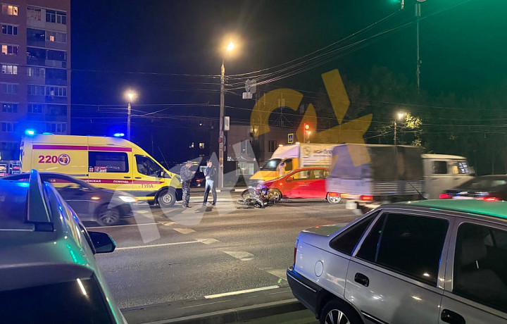 ДТП в питбайком произошло на Зеленстрое в Туле
